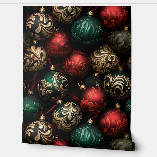 ミッドナイトホリデーエンチャントメントボタニカル 壁紙 (ほどく)