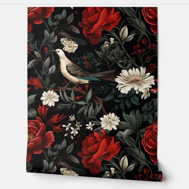 ミッドナイトホリデーエンチャントメントボタニカル 壁紙 (ほどく)