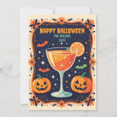 ミッドナイトマジック レトロカクテル ハロウィーン スプーキー シーズンカード (正面)