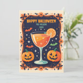 ミッドナイトマジック レトロカクテル ハロウィーン スプーキー シーズンカード (スタンド正面)