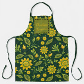 ミッドナイトミスティーク開花名前をカスタムする エプロン (正面)