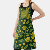 ミッドナイトミスティーク開花名前をカスタムする エプロン (インサイチュ)