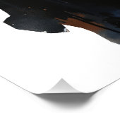 ミッドナイトミューズ – インクスプラッシュポートレート フォトプリント (角)