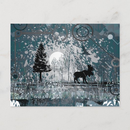 ミッドナイトムースシーン ポストカード (正面)