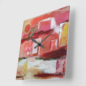 ミッドナイトムーンウォール時計 スクエア壁時計 (傾斜)