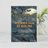 ミッドナイトムーンライトアダルトハロウィーン 招待状 (スタンド正面)