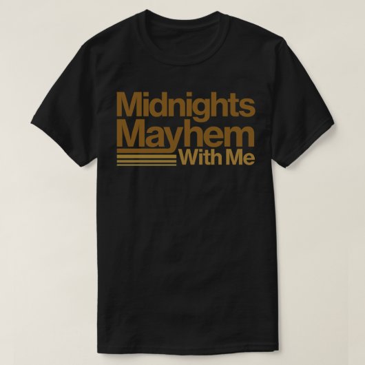 ミッドナイトメイヘムデザインTシャツ Tシャツ (デザイン正面)