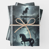 ミッドナイトユニコーンラッピング紙 ラッピングペーパーシート (インサイチュ)