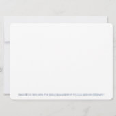 ミッドナイトユニコーン空白のカード招待状 招待状 (裏面)