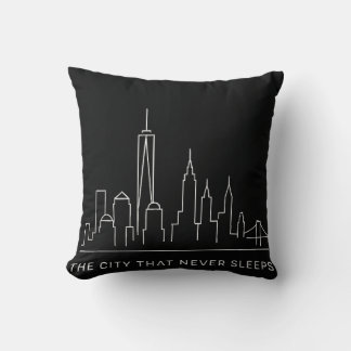 ミッドナイトライン： NYC Never Sleeps クッション