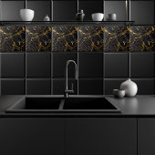 ミッドナイトラグジュアリーマーブルタイル タイル