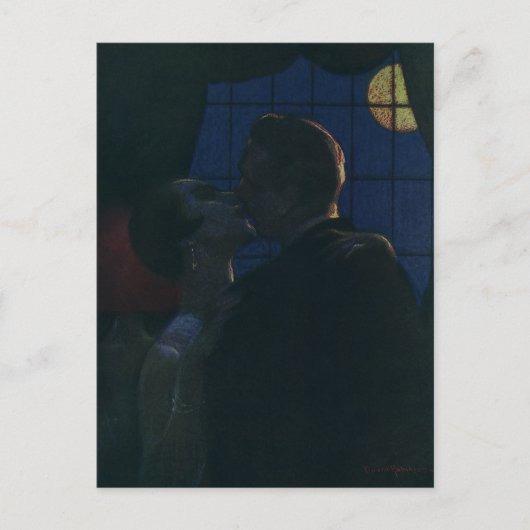 ミッドナイトランデブー、満月の恋人たち ポストカード (正面)