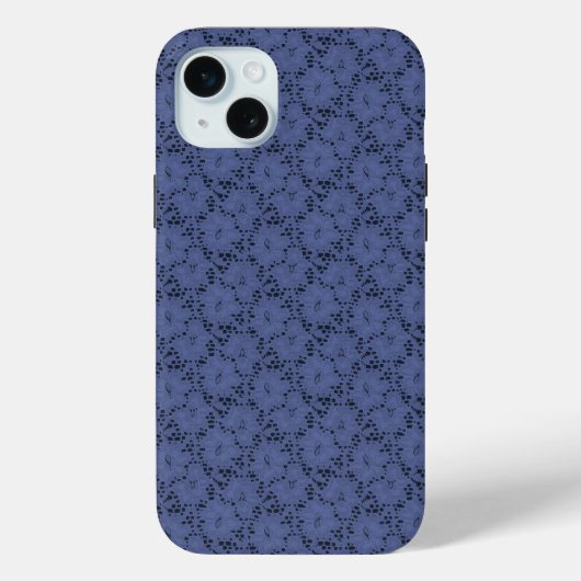 ミッドナイトレースフローラiPhoneケース Case-Mate iPhoneケース (裏面)