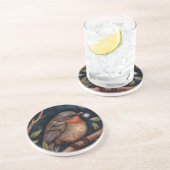 ミッドナイトロビンサンドストーンコースター コースター (側面)