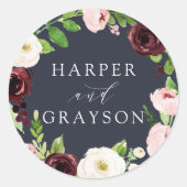 ミッドナイトロマンス結婚リース ラウンドシール (正面)