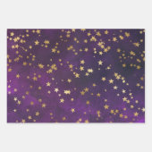 ミッドナイトロマンチックなゴシック様式の魔女とバラ ラッピングペーパーシート (正面3)