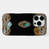 ミッドナイトロマンチックガーリーバロックモノグラム6/6s Case-Mate iPhoneケース (裏面 (横))