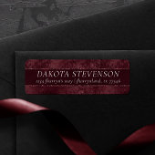 ミッドナイトワインロマンス | Dark Satinyのアドグランジレス ラベル