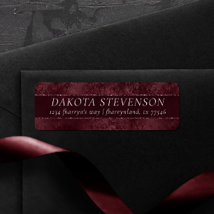 ミッドナイトワインロマンス Dark Satinyのアドグランジレス ラベル