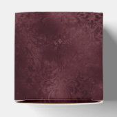 ミッドナイトワインロマンス | Dark Satiny グランジ Damask フェイバーボックス (上部)