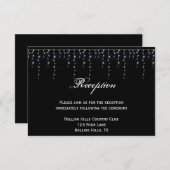 ミッドナイトヴィネヤードウェディングレセプション 招待状 (正面/裏面)