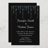 ミッドナイトヴィネヤード結婚式招待状 招待状 (正面/裏面)