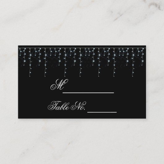 ミッドナイトヴィネヤ結婚ード座席表 プレイスカード (正面)