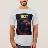 ミッドナイトヴィンテージカー1937 Tシャツ (正面)
