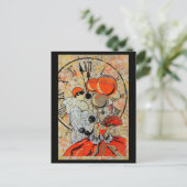 ミッドナイト仮装カップル ポストカード (スタンド正面)