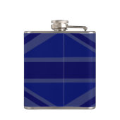 ミッドナイト保ブルーCalmとYour Text Union Jack フラスク (裏面)