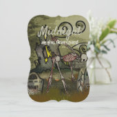 ミッドナイト墓地お洒落ハローウィンパーティ 招待状 (スタンド正面)