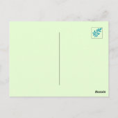 ミッドナイト春レヴェリー'自然の招待状へパーティー' ポストカード (裏面)