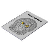 ミッドナイト注視点エクリプウォッチャーフクロウ ノートブック (左側)