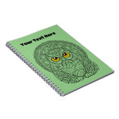 ミッドナイト注視点エクリプウォッチャーフクロウ ノートブック (右側)