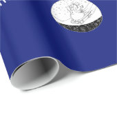 ミッドナイト澄ん-雪だるま ラッピングペーパー (ロールコーナー)