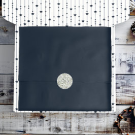 ミッドナイト無地のブルー 薄葉紙