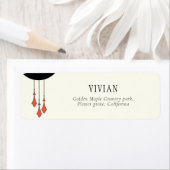 ミッドナイト秋結婚差出人住所 ラベル (インサイチュ)