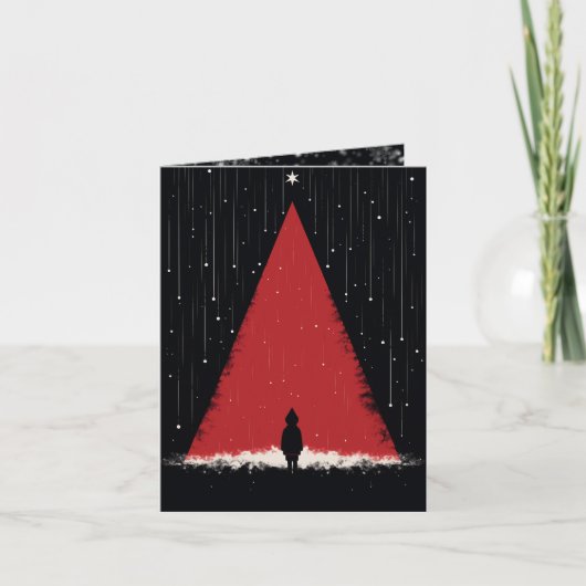 ミッドナイト至：ゴシック様式のクリスマス カード (正面)