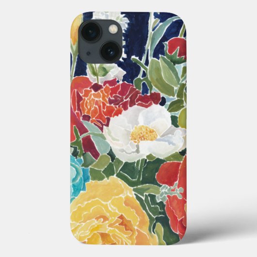 ミッドナイト花模様I Case-Mate iPhoneケース (裏面)