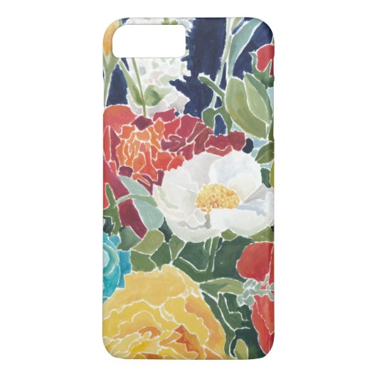 ミッドナイト花模様I Case-Mate iPhoneケース (裏面)