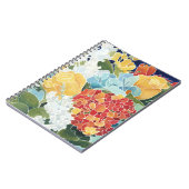 ミッドナイト花模様II ノートブック (左側)