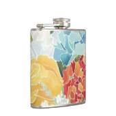 ミッドナイト花模様II フラスク (右)