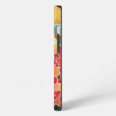 ミッドナイト花模様II iPhoneケース (左側面)
