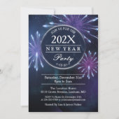 ミッドナイト花火星空の大晦日パーティー 招待状 (正面)