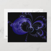 ミッドナイト蝶はがき ポストカード (正面/裏面)