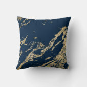 ミッドナイト金ゴールドマーブルクッション クッション (裏面)