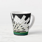 ミッドナイト鍵アクセント枕 カフェラテマグ (右アングル)