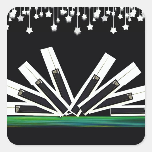 ミッドナイト鍵 スクエアシール (正面)