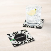 ミッドナイト鍵 スクエアペーパーコースター (インサイチュ)