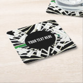 ミッドナイト鍵 スクエアペーパーコースター (アングル)